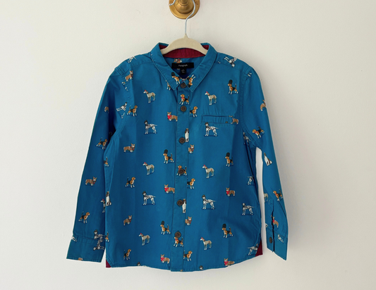 M&S Dog Print Shirt