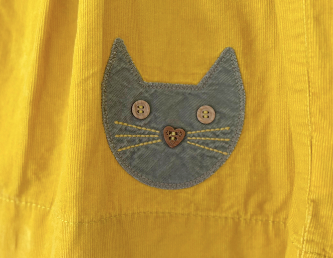 Next Mustard Corduroy Dress