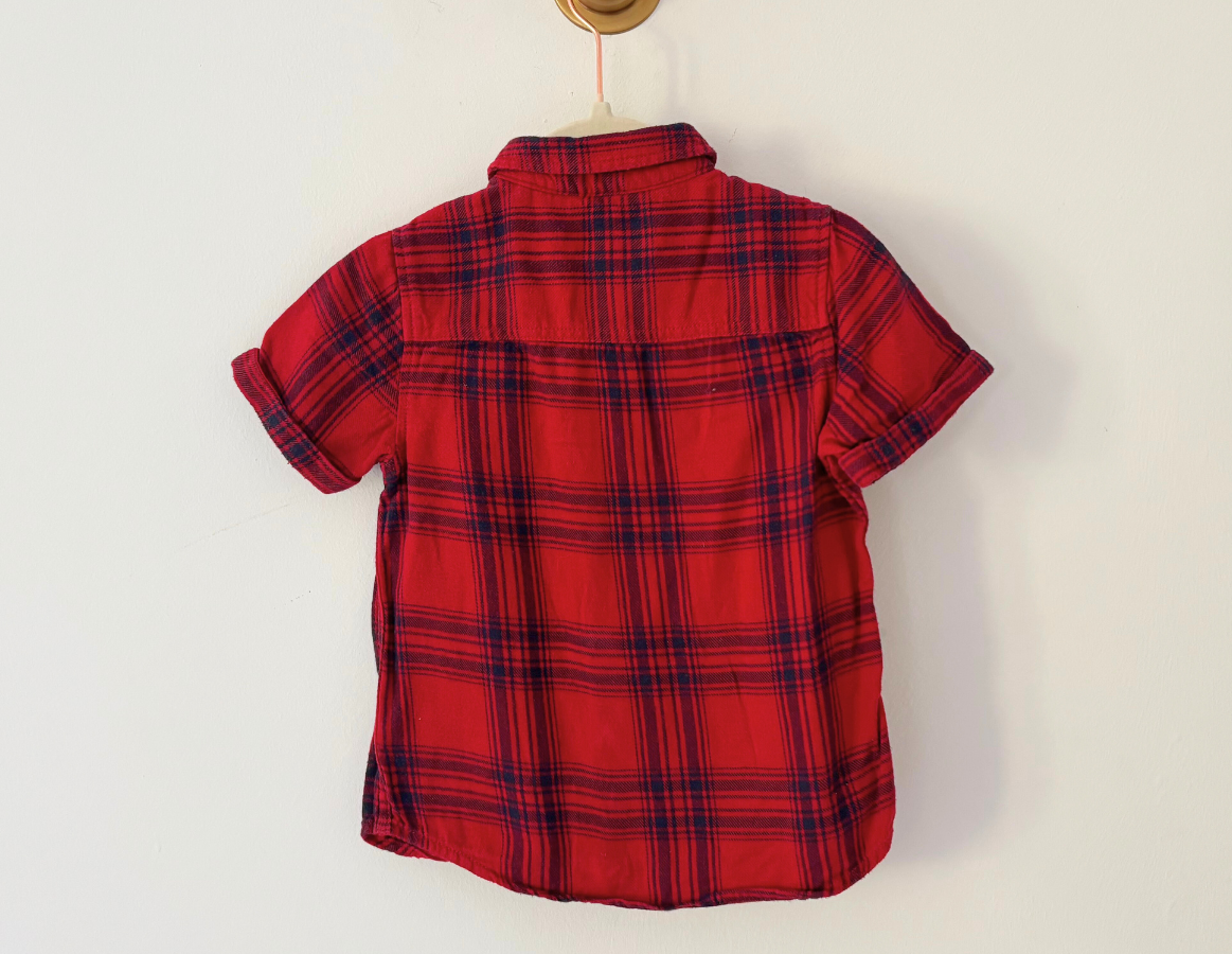 Next Short Sleeved Tartan Shirt