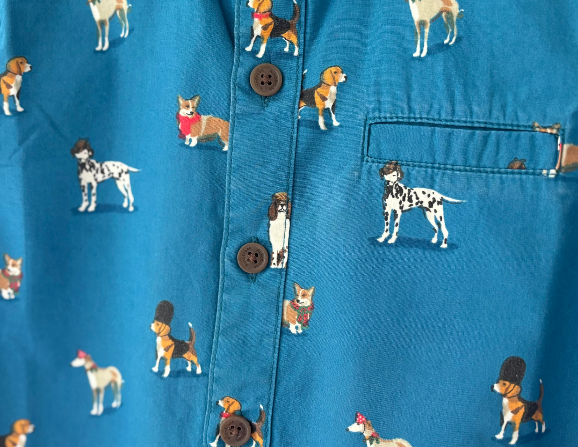 M&S Dog Print Shirt