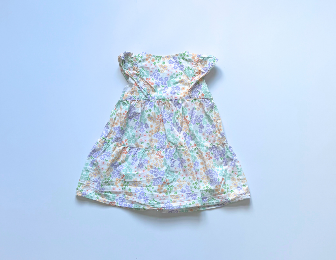M&S floral summer dress & hat set