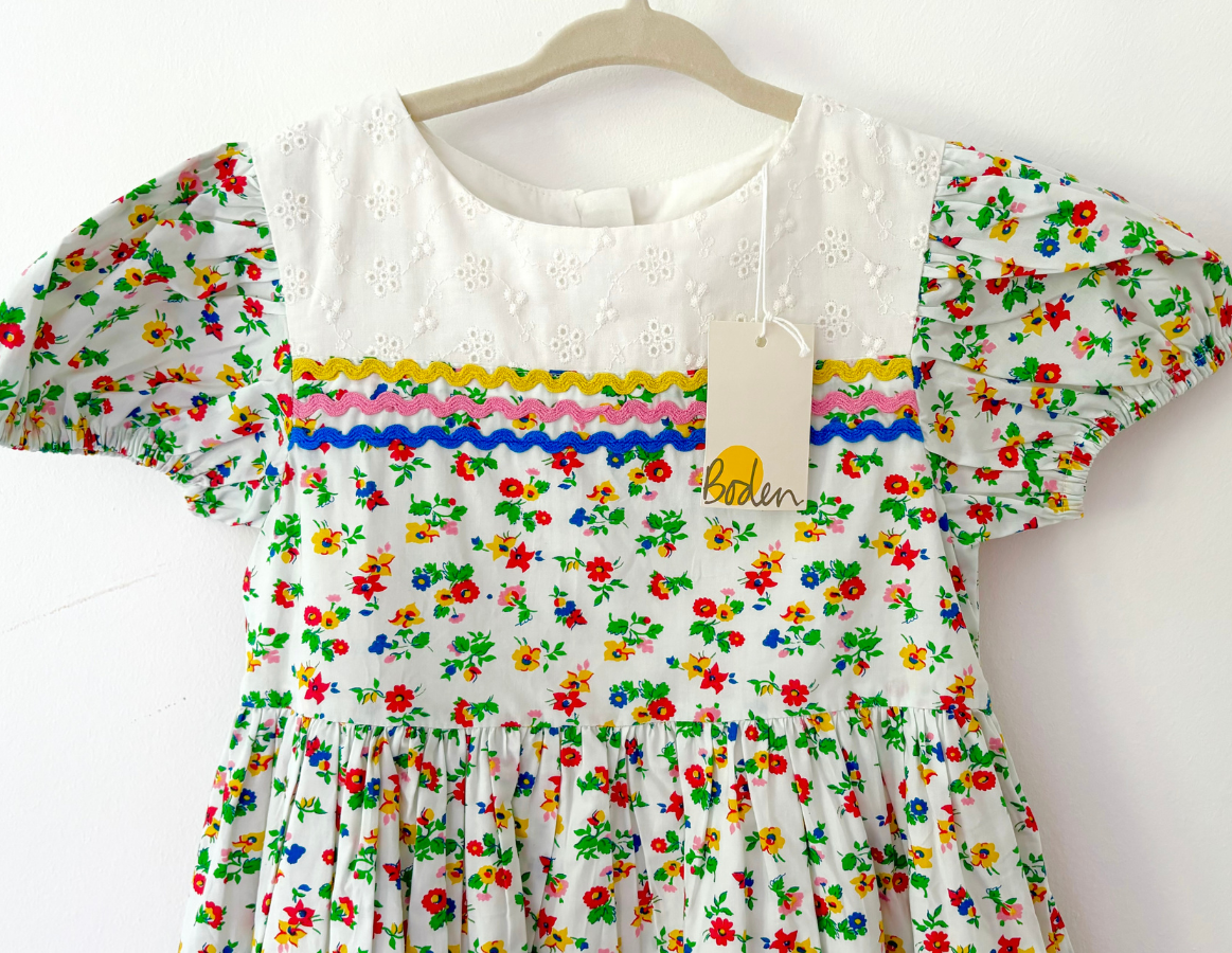 Mini Boden Floral Summer Dress - BRAND NEW