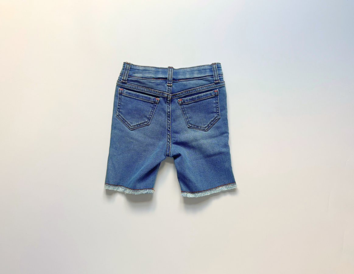 Mini Boden girls denim shorts
