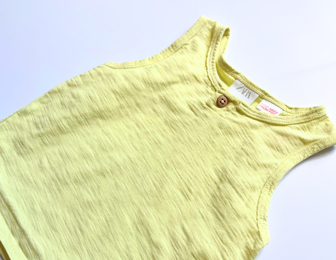 Zara yellow summer vest