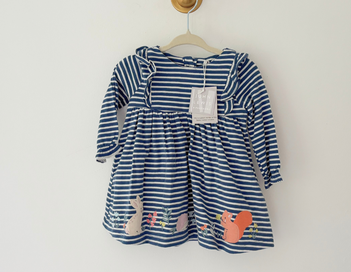 John Lewis Embroidered Dress - BRAND NEW