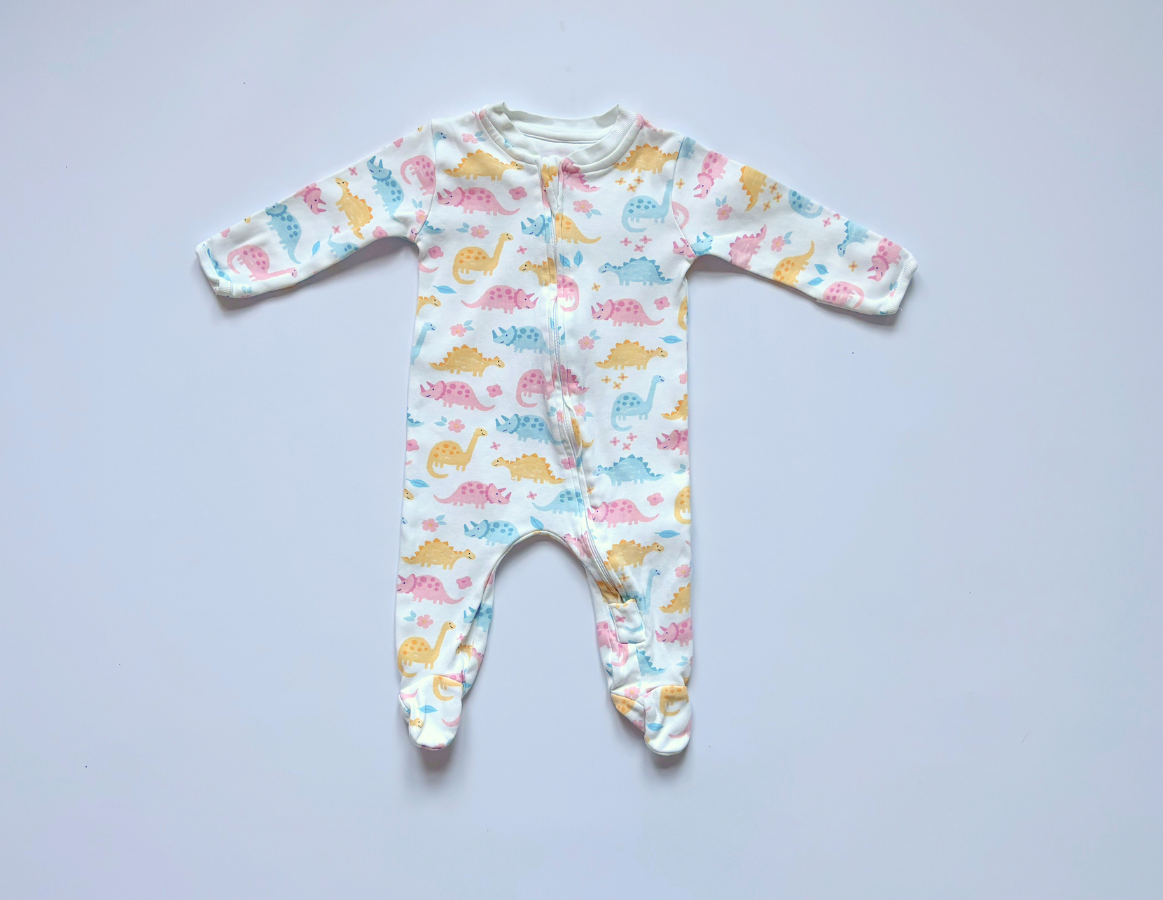 JoJo Maman Bebe Girls Spring Sleepsuit Selection 3-6m
