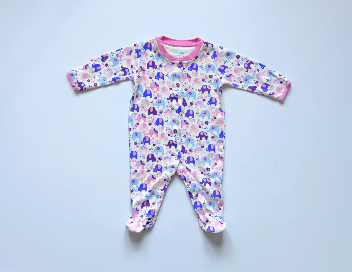 JoJo Maman Bebe Girls Spring Sleepsuit Selection 3-6m