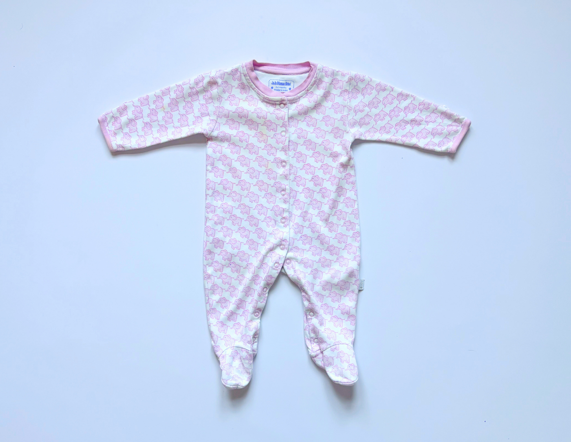 JoJo Maman Bebe Girls Spring Sleepsuit Selection 3-6m