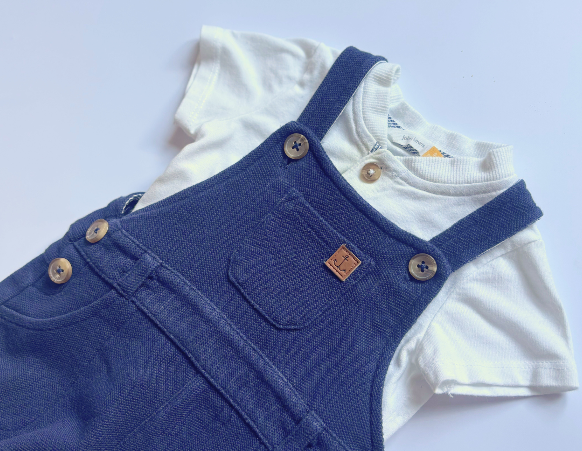 John Lewis Boys Dungaree set