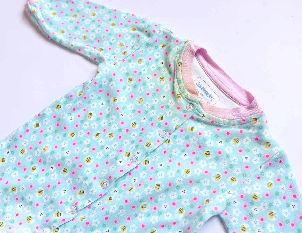 JoJo Maman Bebe Girls Spring Sleepsuit Selection 3-6m