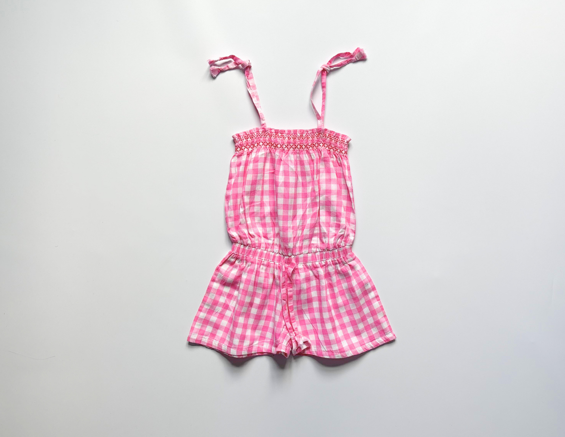 Seraphina gingham summer playsuit