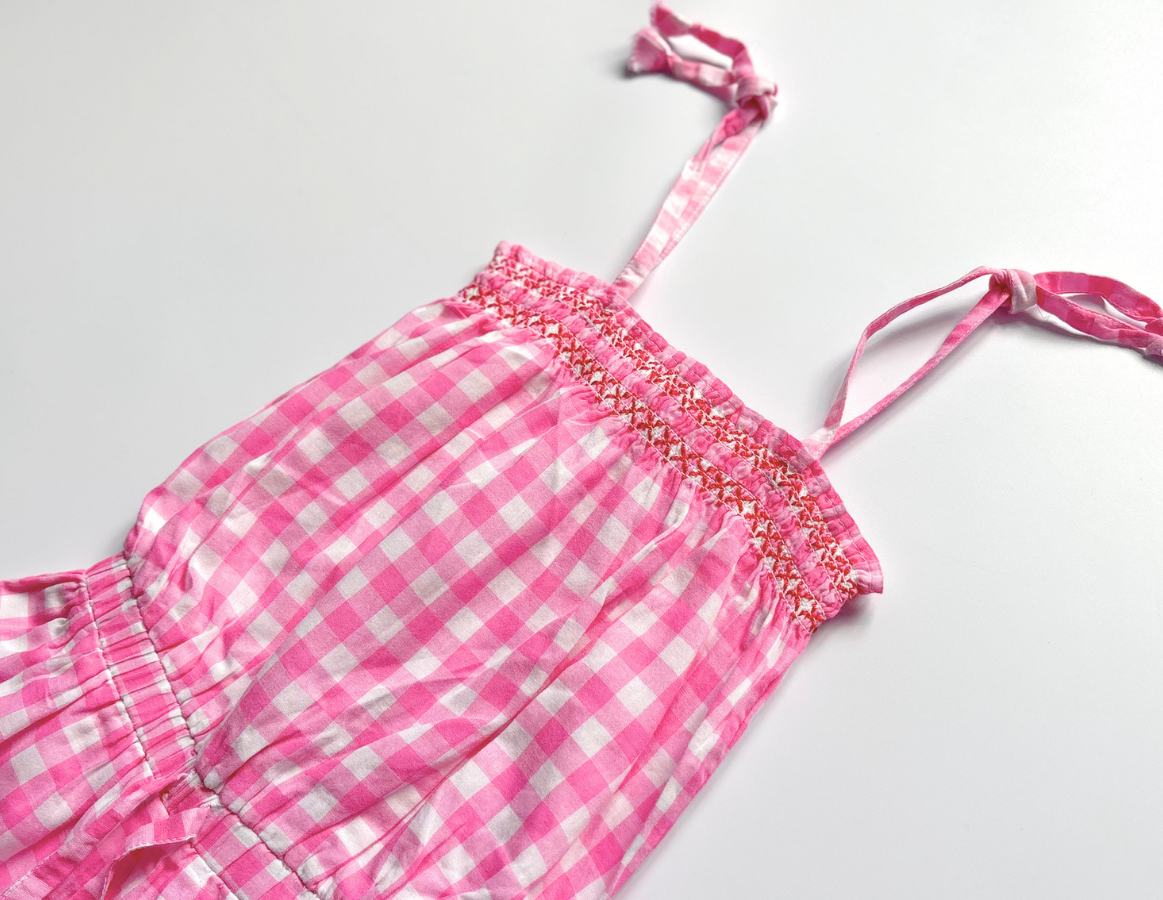 Seraphina gingham summer playsuit