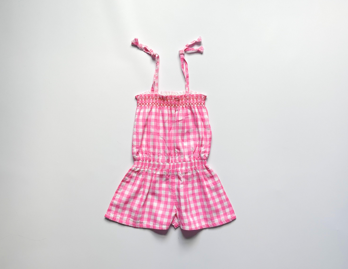 Seraphina gingham summer playsuit