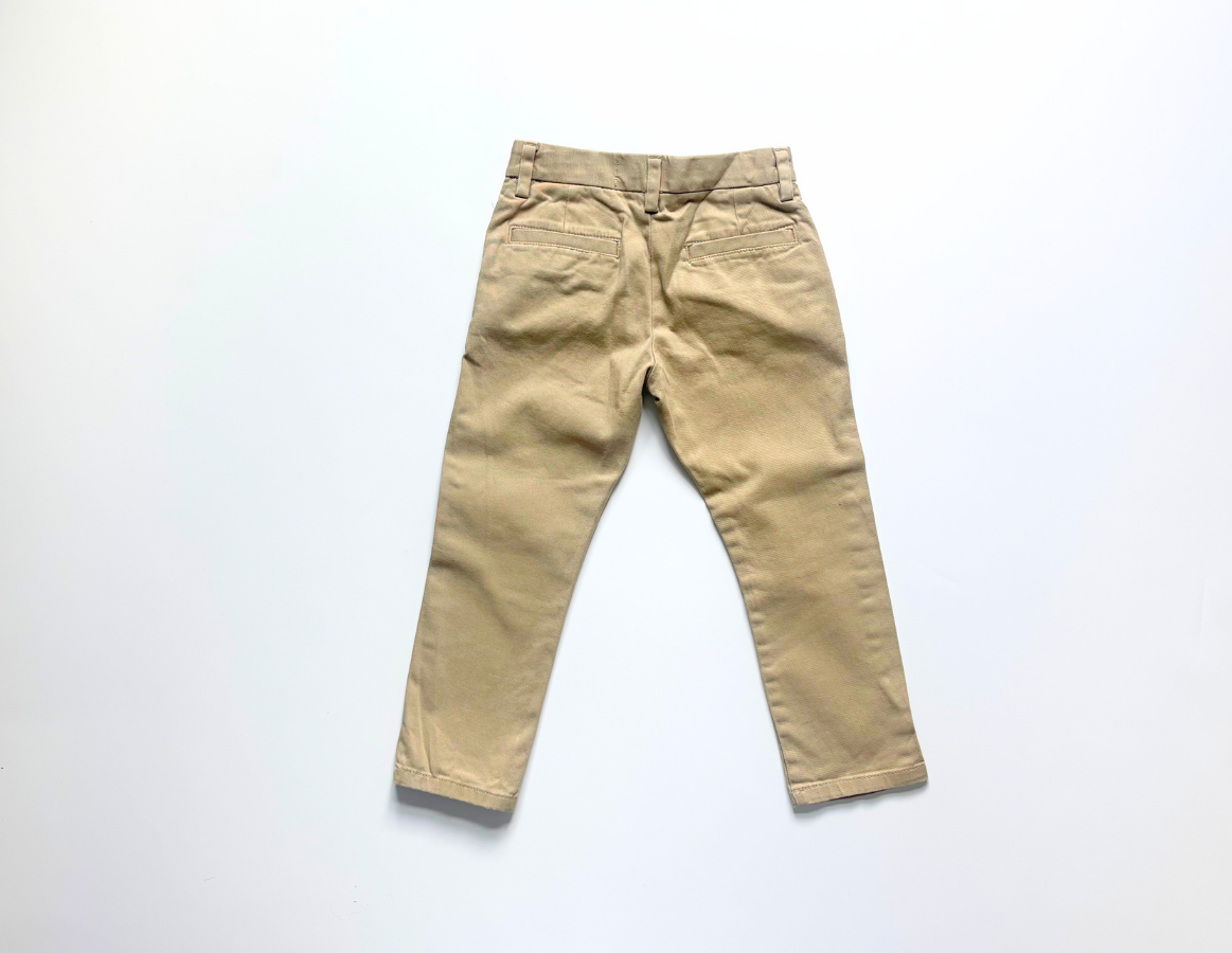 Next boys light tan chino trousers