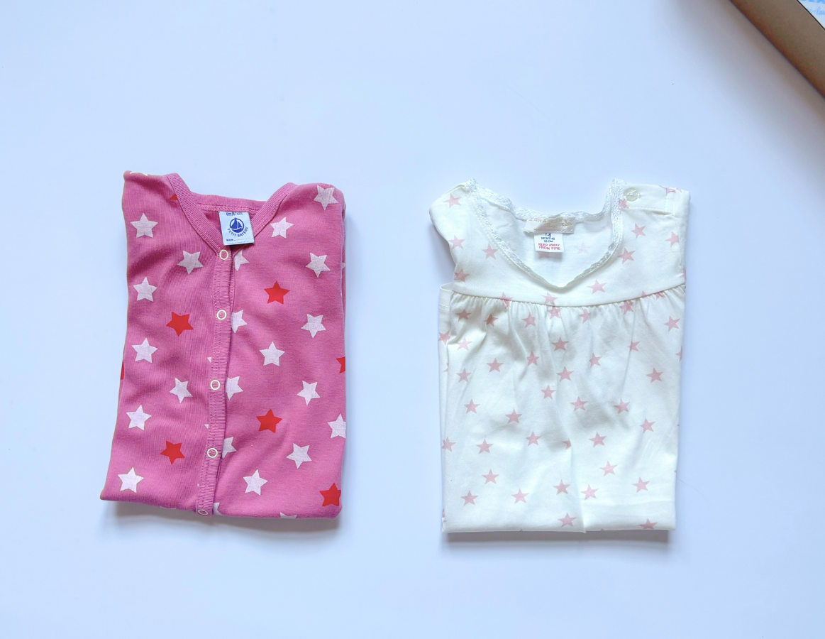 Starry Nights Girls Sleepsuit Selection 3-6m