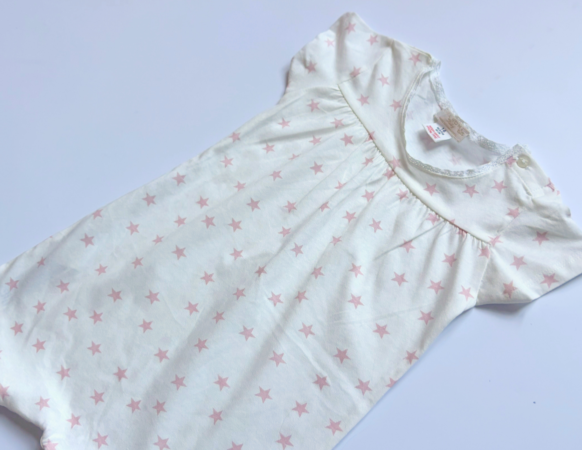 Starry Nights Girls Sleepsuit Selection 3-6m