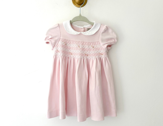 John Lewis Embroidered Smock Dress