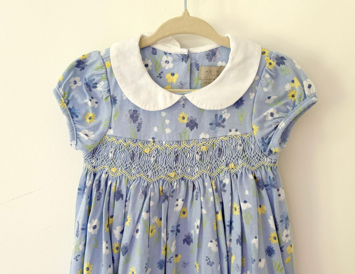 John Lewis Blue Floral Dress