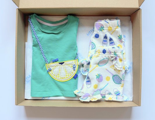 M&S Lemon & Lime Girls Summer Selection 3-6m