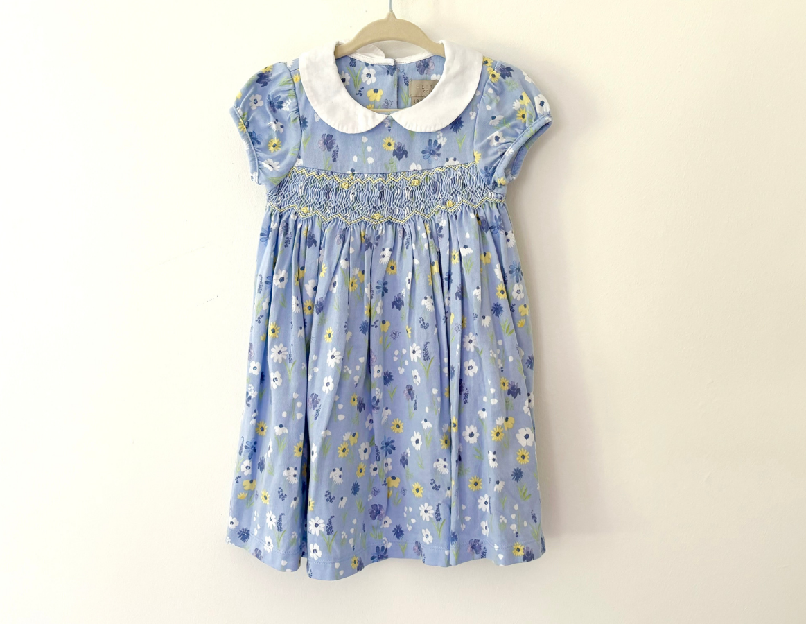 John Lewis Blue Floral Dress