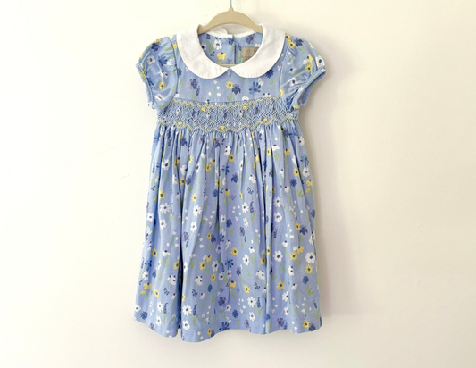 John Lewis Blue Floral Dress