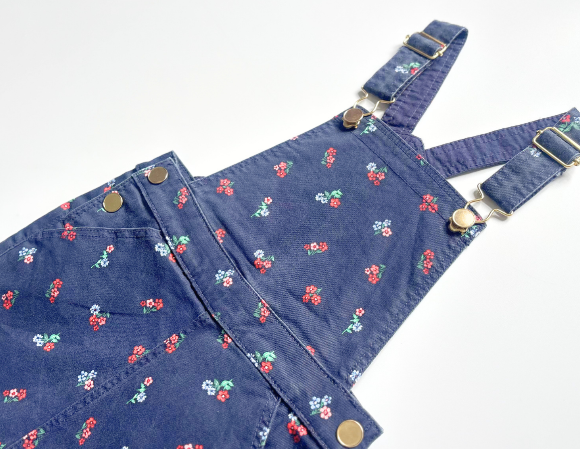 H&M girls printed dungaree dress