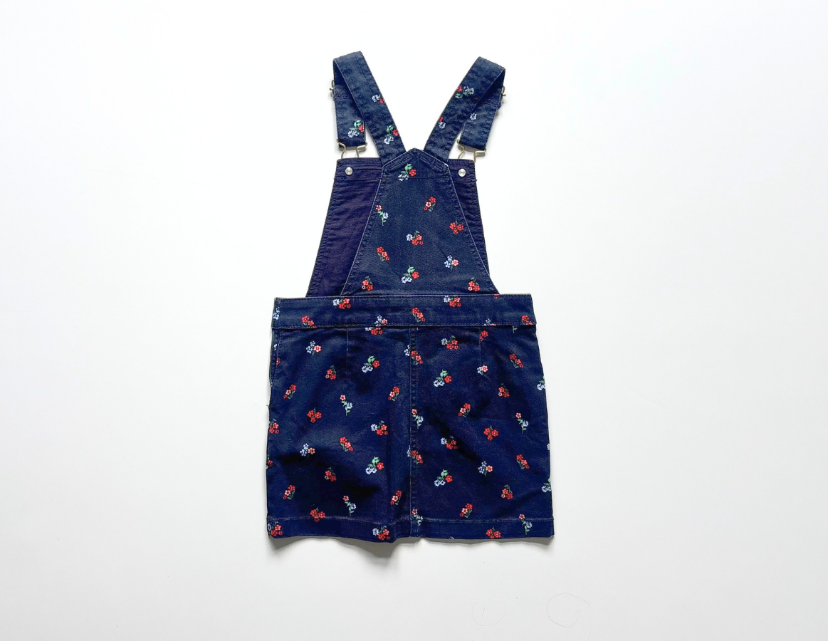 H&M girls printed dungaree dress
