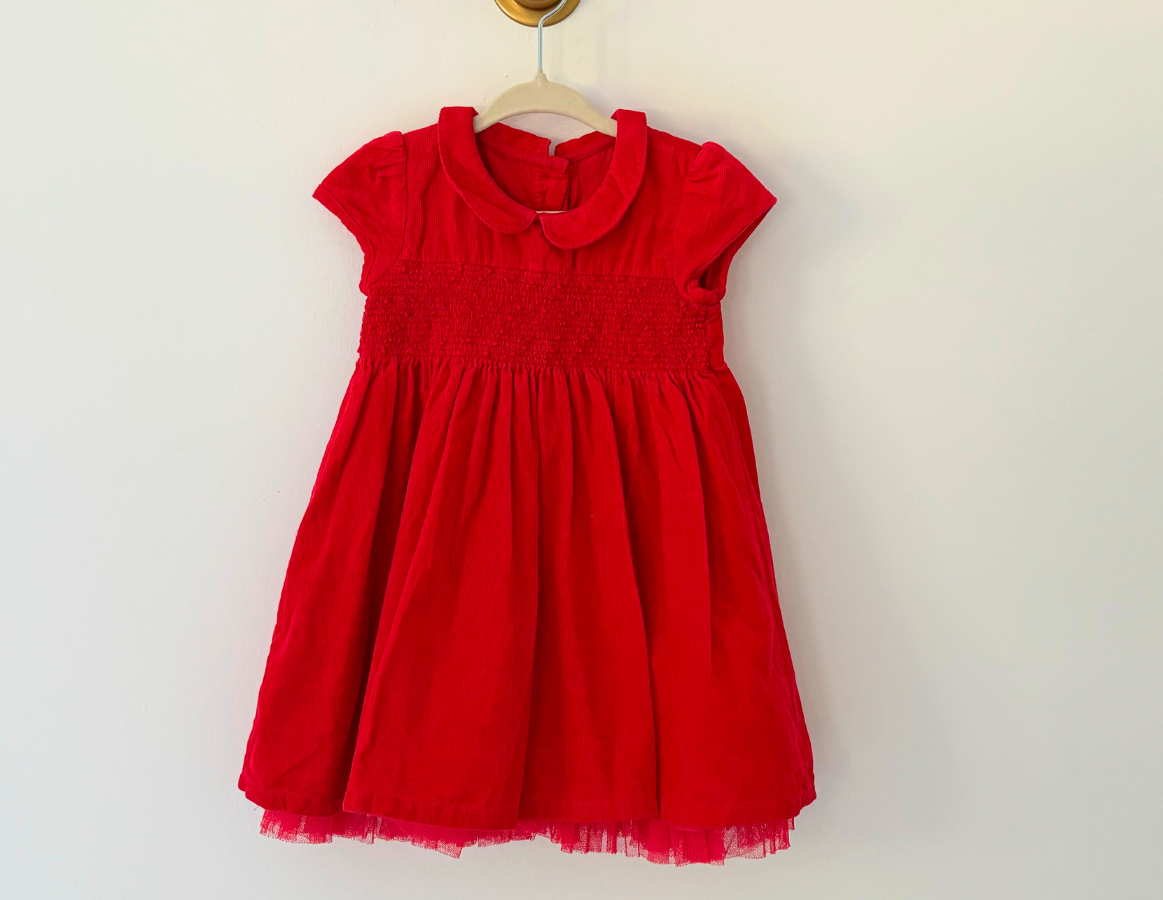 M&S Collared Corduroy Dress