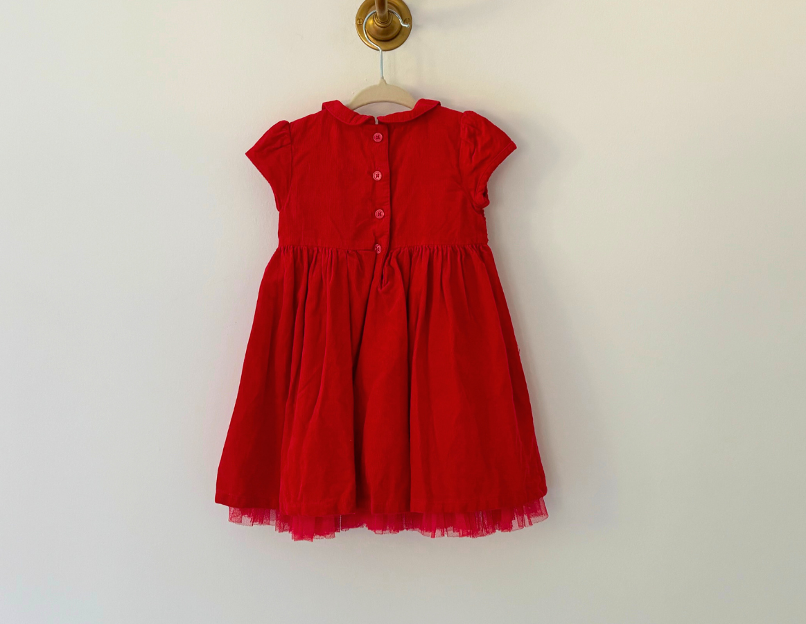 M&S Collared Corduroy Dress