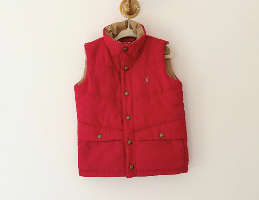 Joules Red Padded Gilet