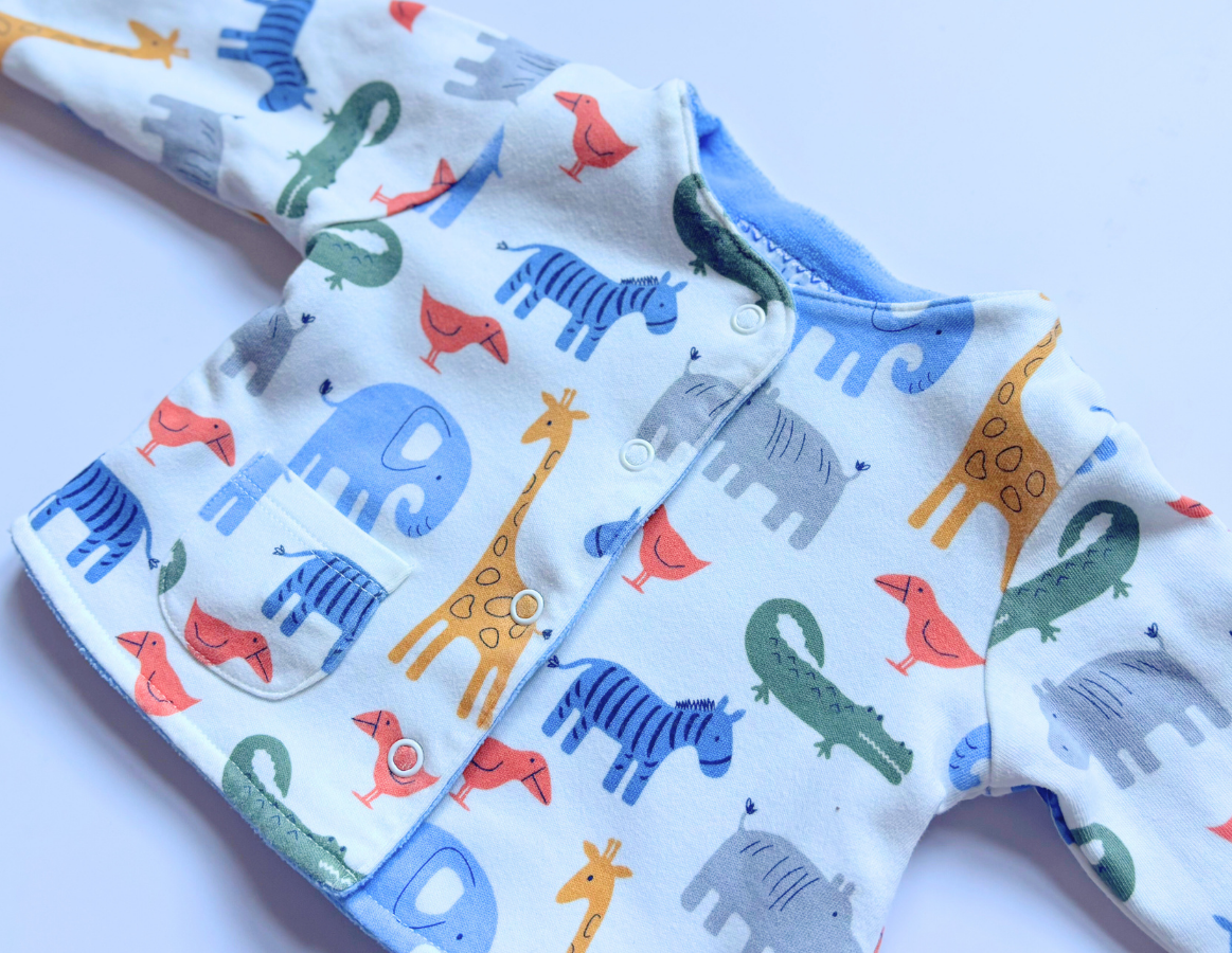 JoJo Maman Bebe Boys Bodysuit & Jacket Set - Newborn