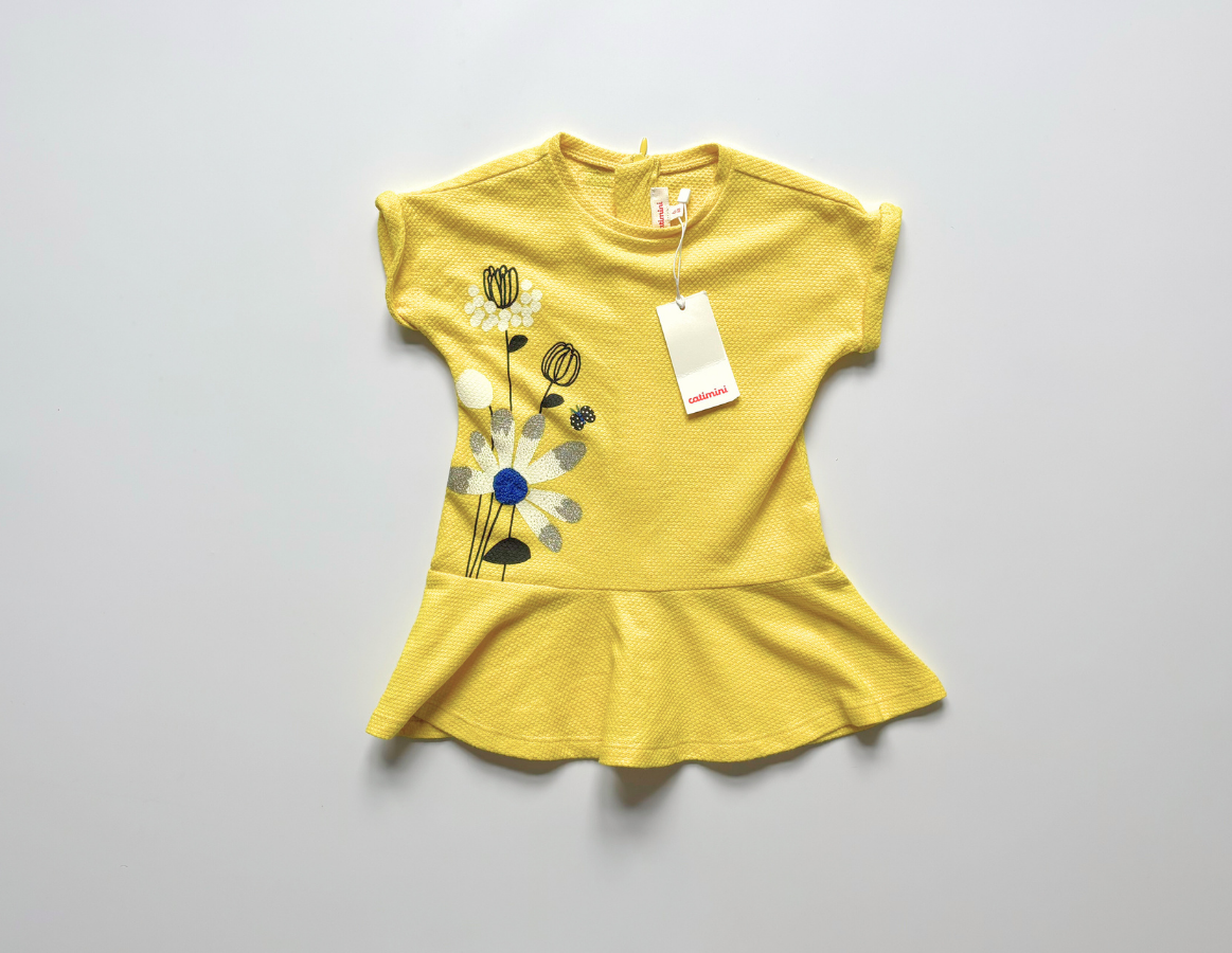 Catimini yellow summer dress - BRAND NEW WITH TAG