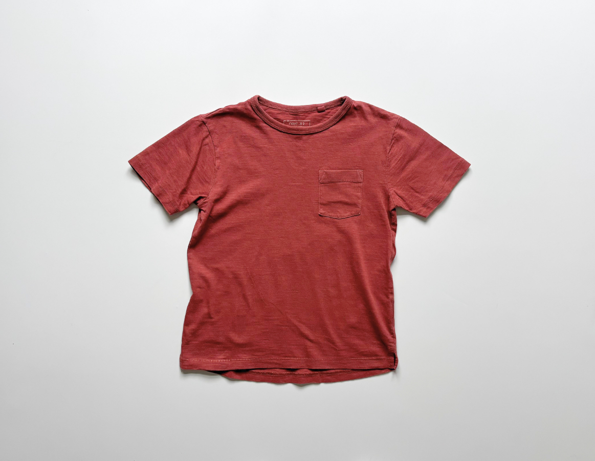 Next boys burgundy summer t-shirt