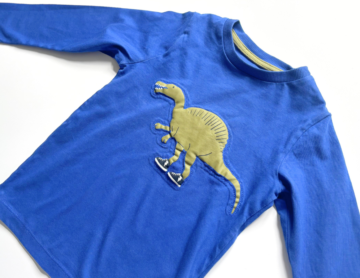 M&S boys blue long sleeved t-shirt top
