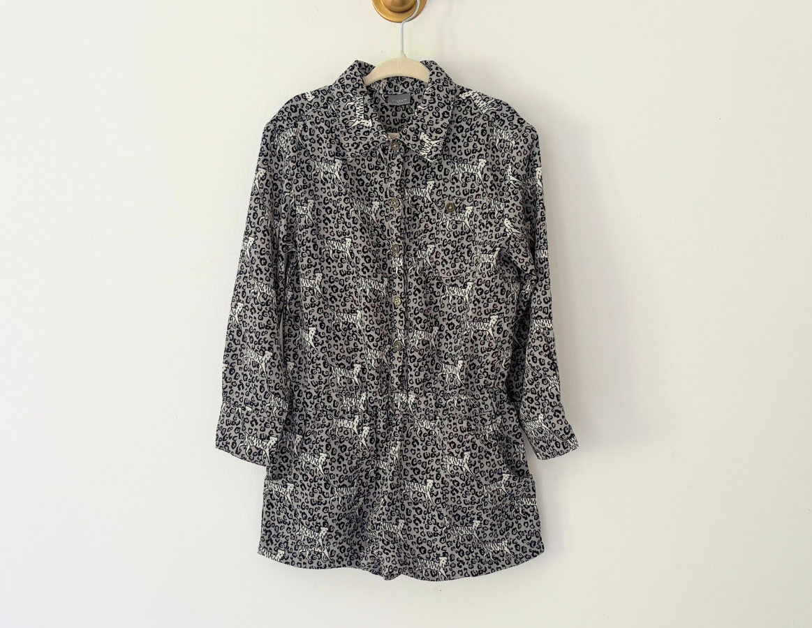 Next Animal Print Shirt Dress