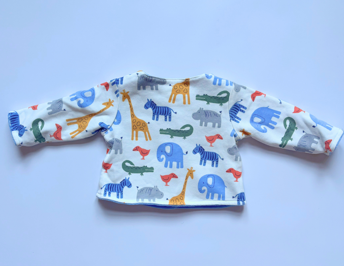 JoJo Maman Bebe Boys Bodysuit & Jacket Set - Newborn