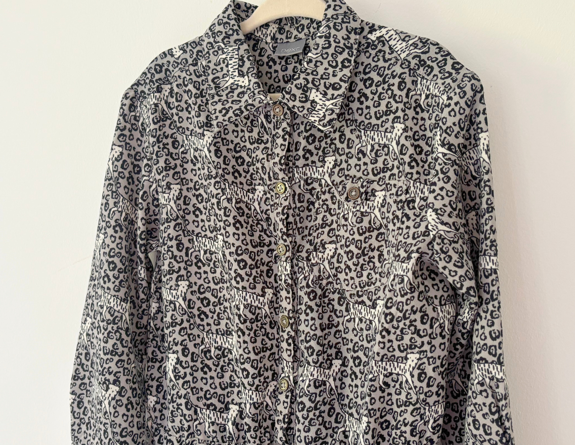Next Animal Print Shirt Dress