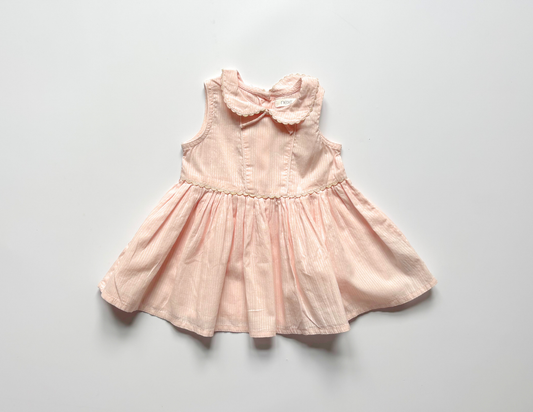 Next Girls pink collared dress