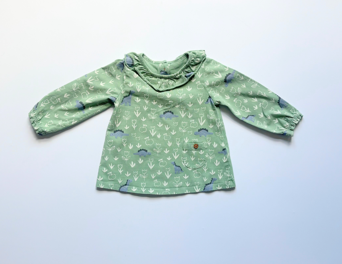 M&S dinosaur print smock top