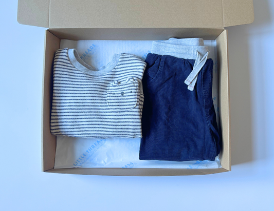 Little White Company Boys Sweatshirt & Trouser Duo 2-3y