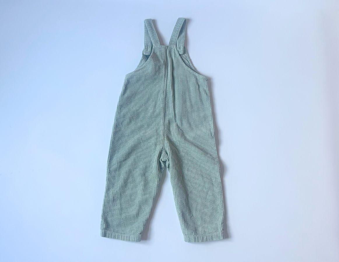 Zara Boys Teal Jumper & Dungaree Duo 3-4y