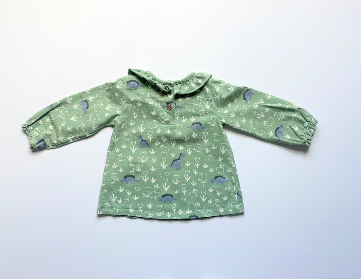 M&S dinosaur print smock top