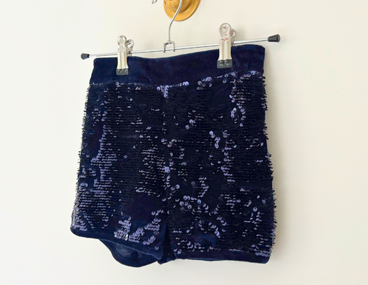 M&S Sequin Velour Shorts