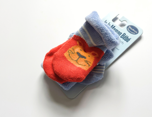 JoJo Maman Bebe 2 Pack Cotton Rich Baby Socks