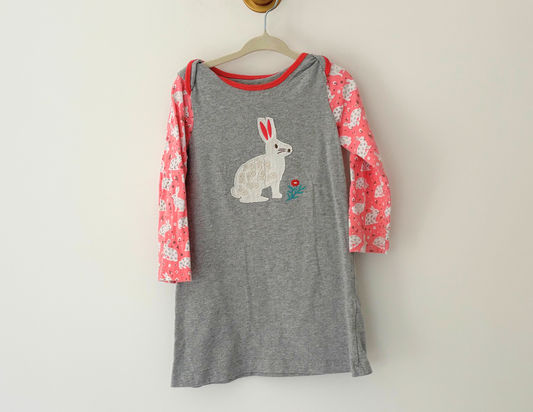 Mini Boden Spring Rabbit Cotton Dress
