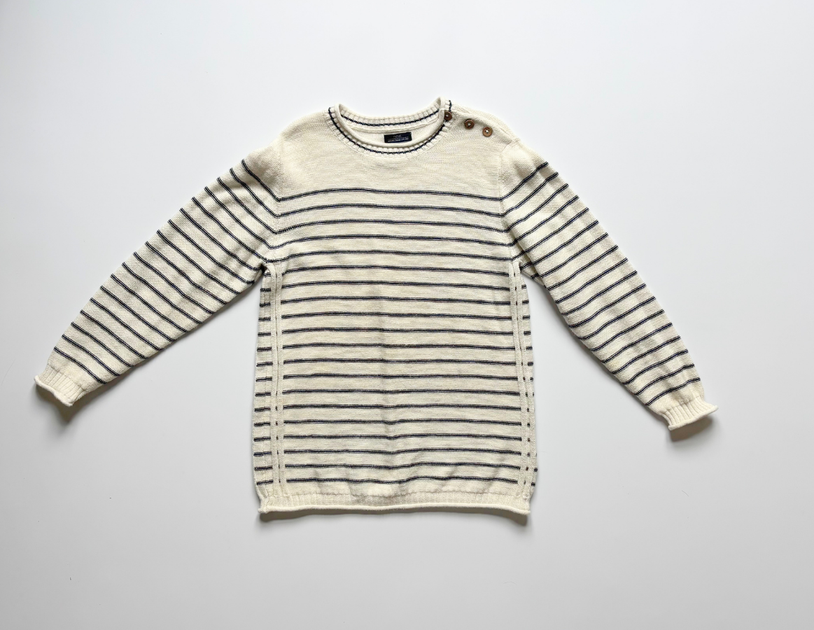 Next boys striped summer knit jumper