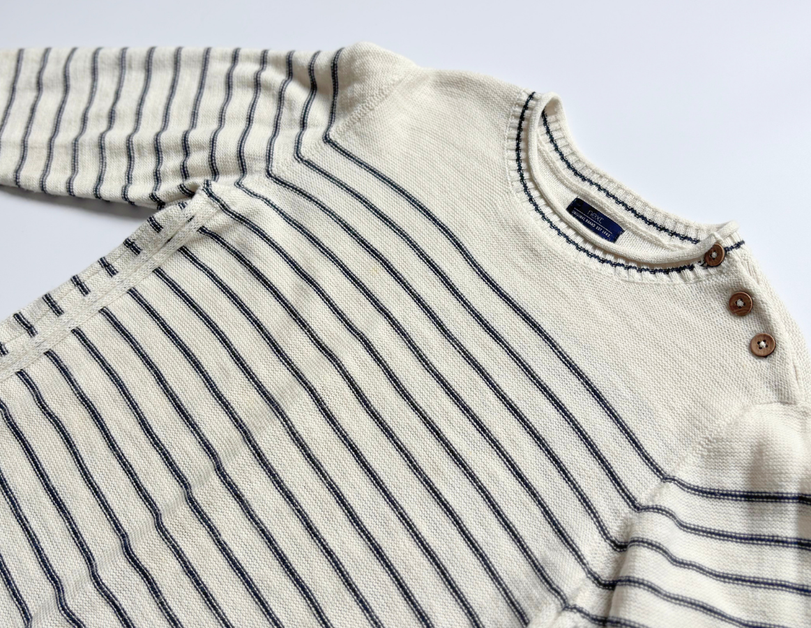Next boys striped summer knit jumper