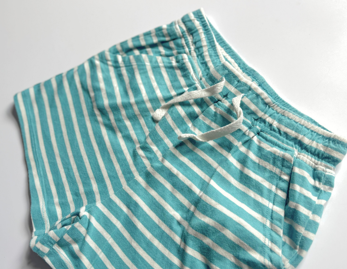 John Lewis girls striped summer shorts