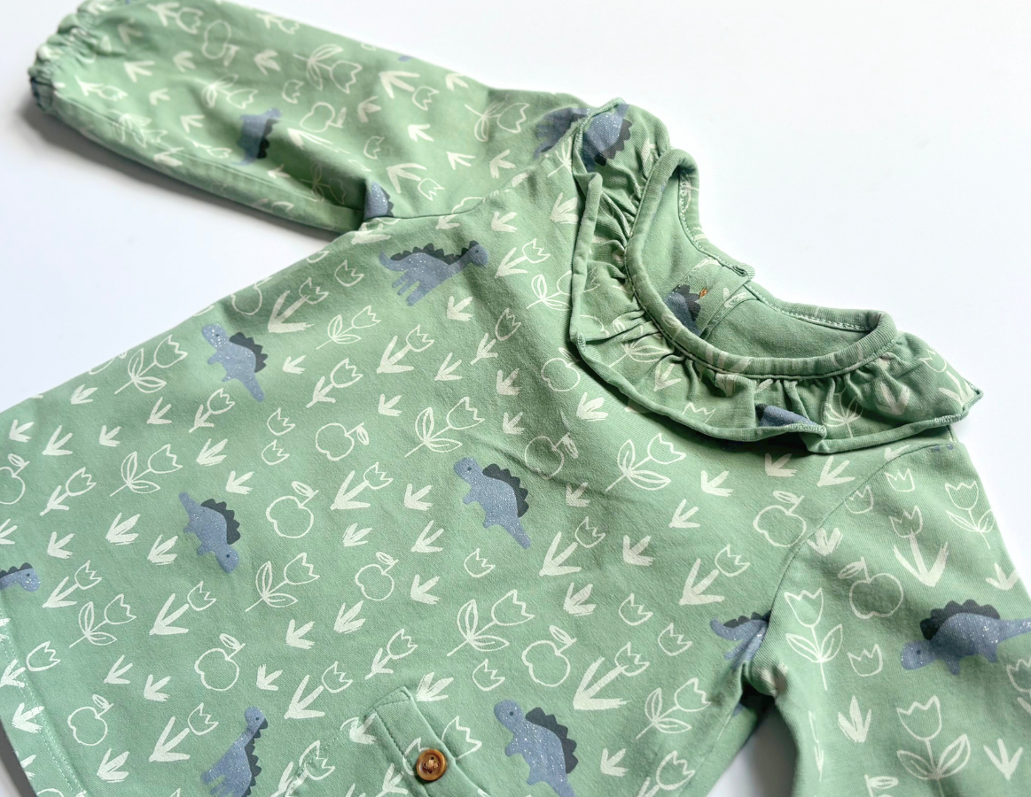 M&S dinosaur print smock top
