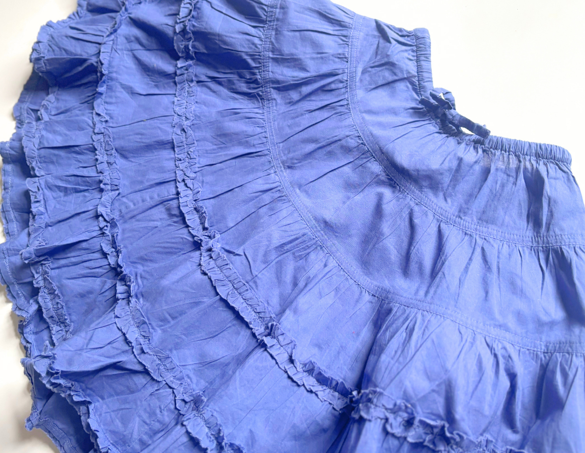 Mini Boden girls tiered summer skirt